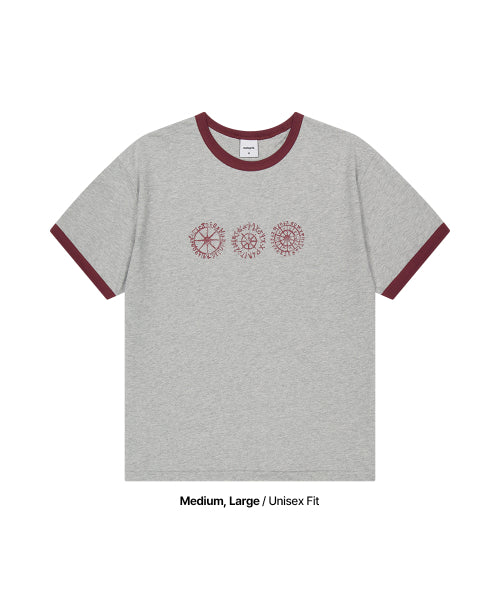 SUN LOGOS RINGER TEE - 2 COLORS