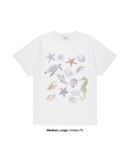 SEA SHELLS TEE - 2 COLORS