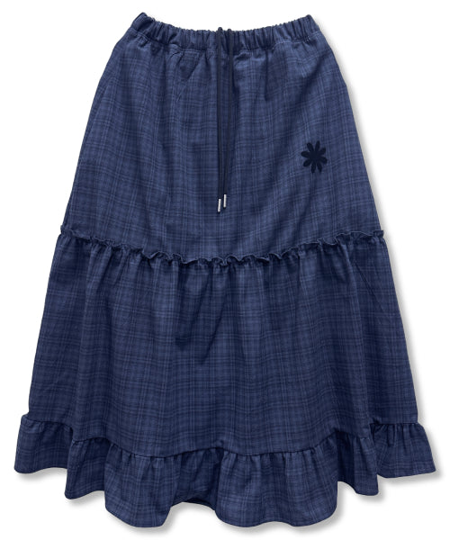 TEE SKIRT LONG - 2 COLORS BLUE