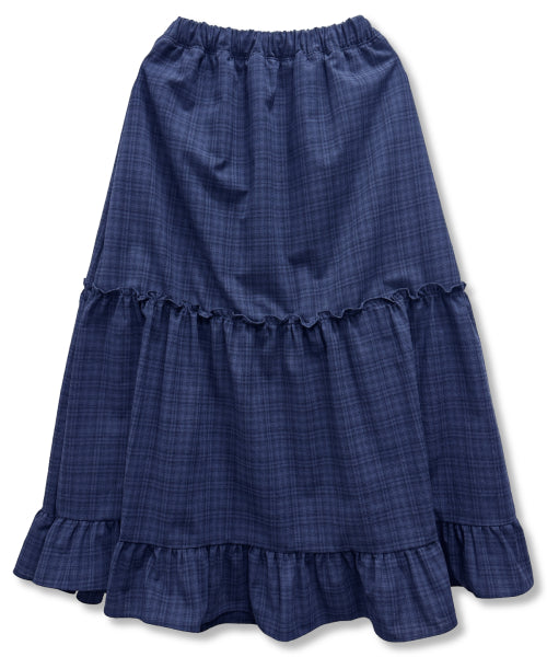 TEE SKIRT LONG - 2 COLORS BLUE