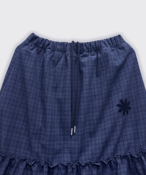 TEE SKIRT LONG - 2 COLORS BLUE
