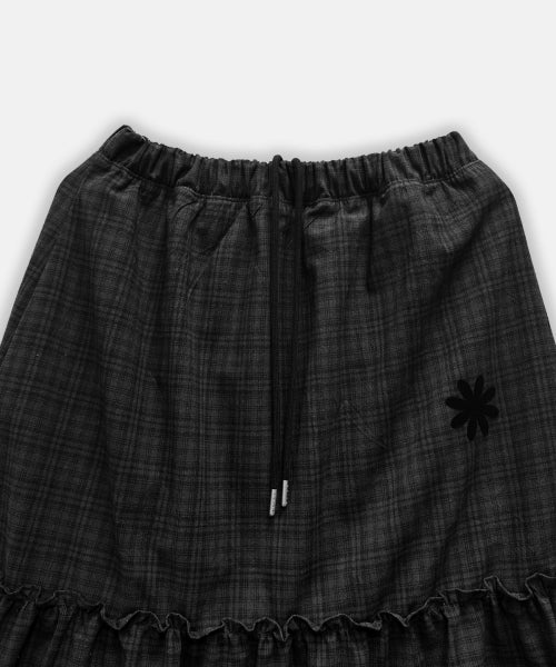 TEE SKIRT LONG - 2 COLORS BLACK