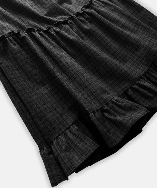 TEE SKIRT LONG - 2 COLORS BLACK