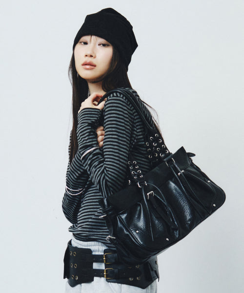 NOX SHOULDER BAG - 3 COLORS BLACK
