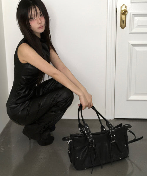 NOX SHOULDER BAG - 3 COLORS BLACK
