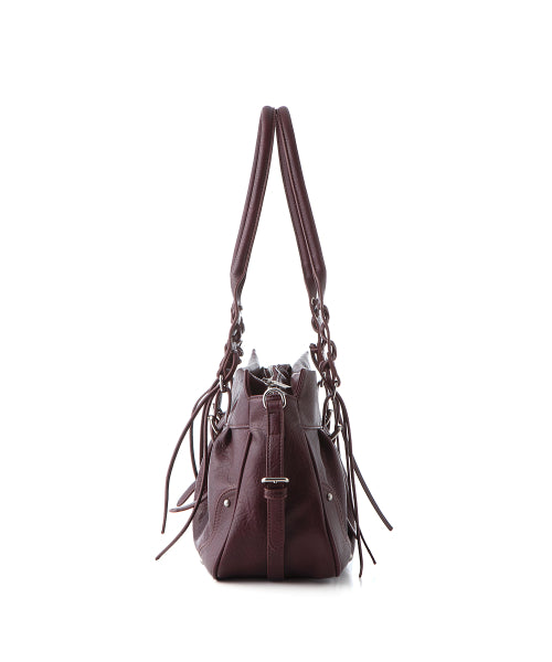 NOX SHOULDER BAG - 3 COLORS BURGUNDY