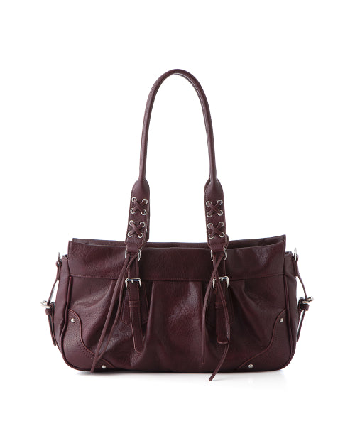 NOX SHOULDER BAG - 3 COLORS BURGUNDY