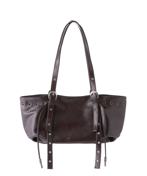 KIER SHOULDER BAG - 3 COLORS DARK BROWN