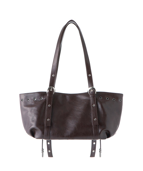 KIER SHOULDER BAG - 3 COLORS DARK BROWN