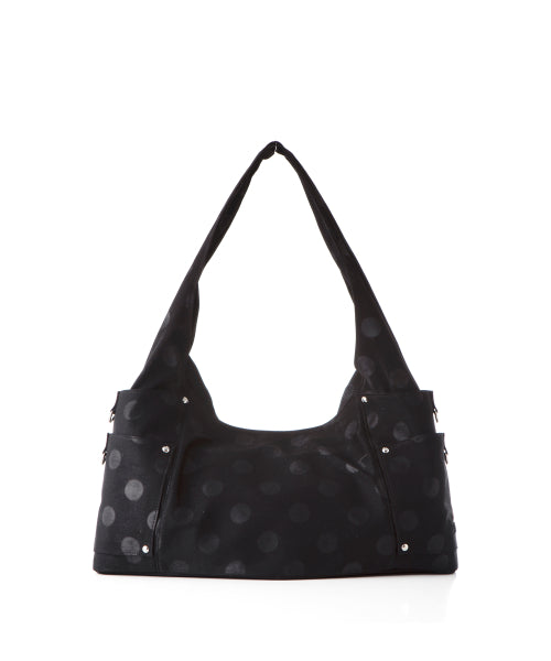 MAREN MIDDLE SHOULDER BAG - 6 COLORS DOT BLACK