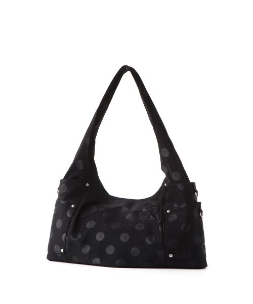 MAREN MIDDLE SHOULDER BAG - 6 COLORS DOT BLACK