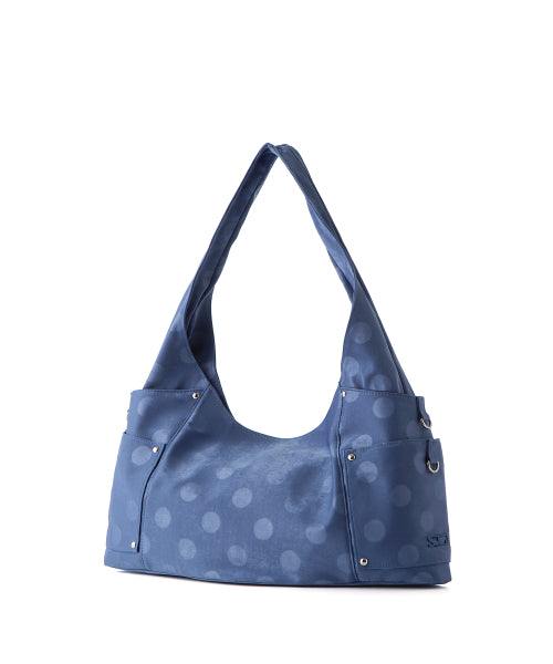MAREN MIDDLE SHOULDER BAG - 6 COLORS DOT BLUE