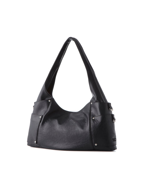 MAREN MIDDLE SHOULDER BAG - 6 COLORS BLACK