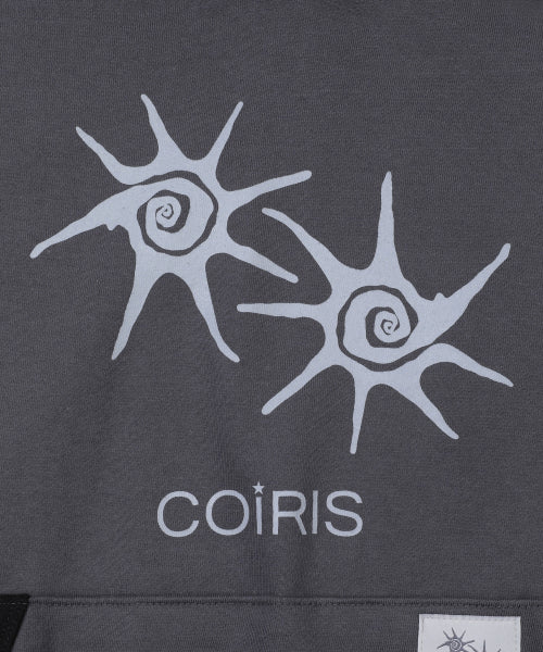 SOLUNA CONTRAST HOODIE TEE - 2 COLORS BLACK