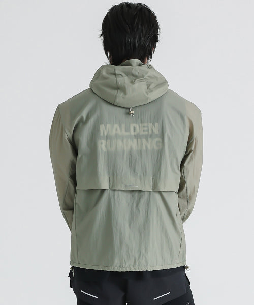 PACKABLE RUNNING WINDBREAKER JACKET KHAKI
