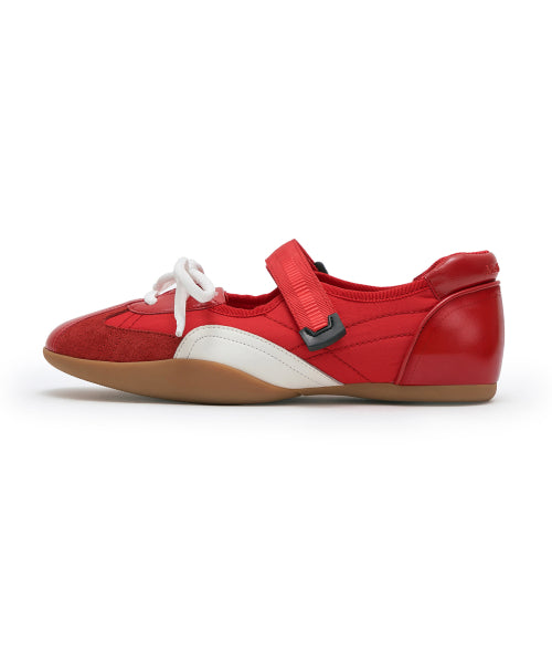 SPORTY MARY JANE SNEAKERS - 2 COLORS RED