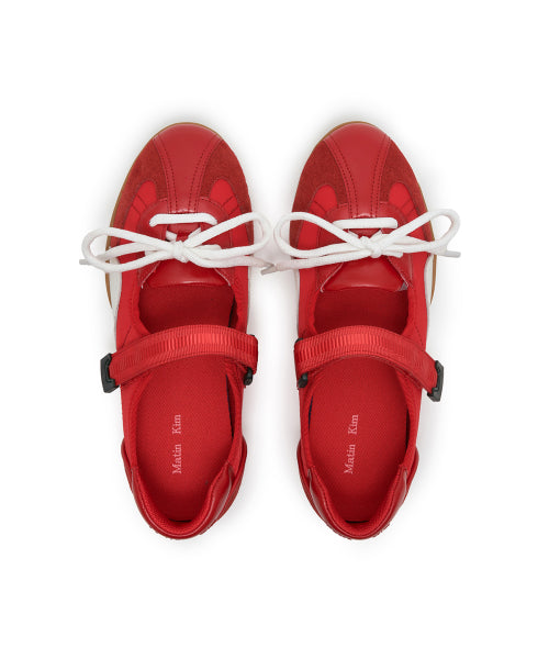 SPORTY MARY JANE SNEAKERS - 2 COLORS RED
