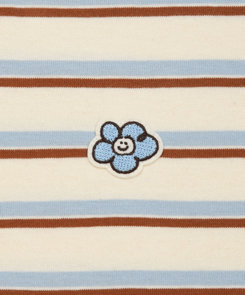RUGBY STRIPE LONG SLEEVE #GISELLE同款! - 2 COLORS SKY BLUE