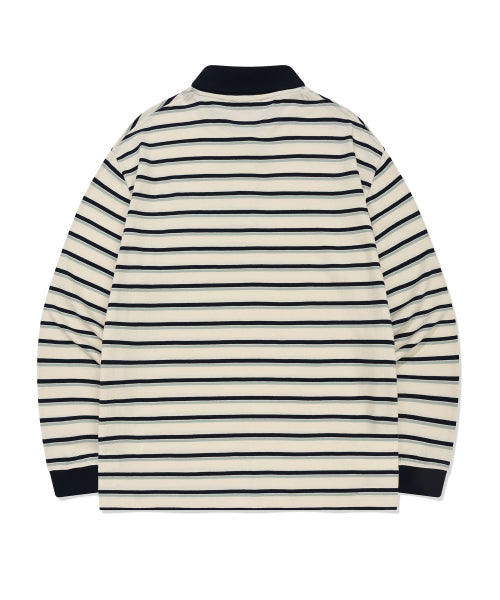 RUGBY STRIPE LONG SLEEVE #GISELLE同款! - 2 COLORS NAVY