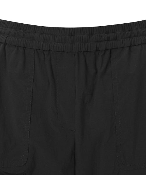 FRESHVENT WOMEN WIDE CARGO PANTS #NINGNING同款！ - 4 COLORS BLACK