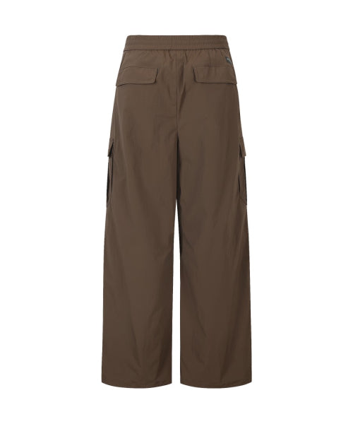 FRESHVENT WOMEN WIDE CARGO PANTS #NINGNING同款！ - 4 COLORS BROWN