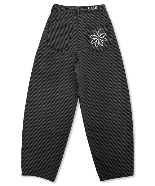 TEE STRIPE PANTS - 2 COLORS BLACK