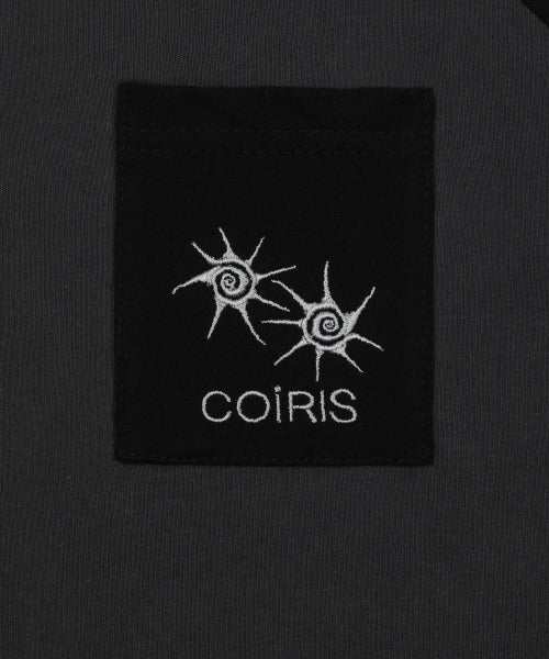 CONTRAST LONG SLEEVE TEE - 2 COLORS BLACK