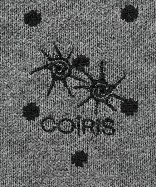 DOT KNIT CARDIGAN - 2 COLORS BLACK