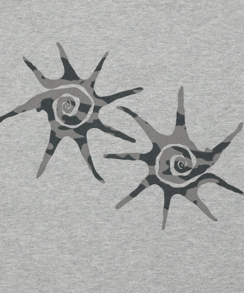 CONTRAST LONG SLEEVE TEE GREY
