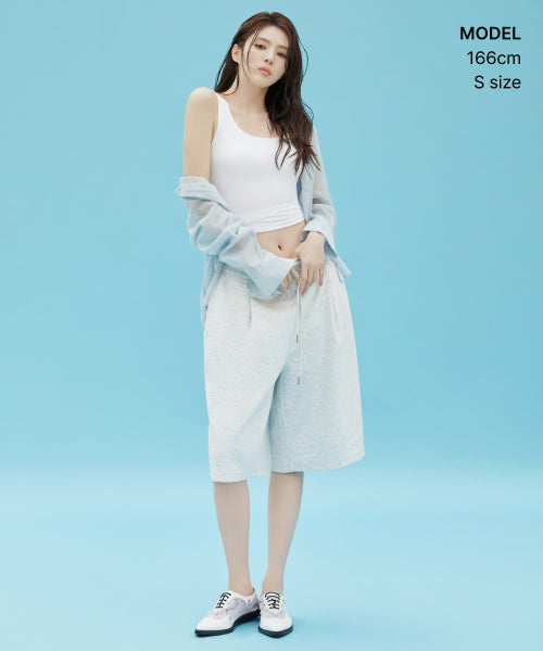 BRA TANK TOP #韓韶禧同款! - 3 COLORS WHITE