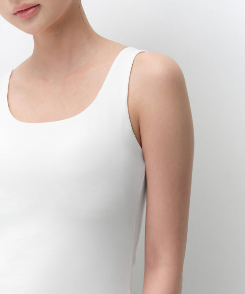 BRA TANK TOP #韓韶禧同款! - 3 COLORS WHITE