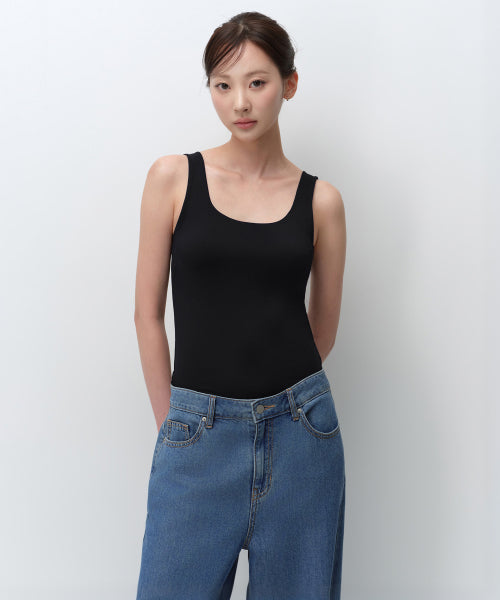 BRA TANK TOP #韓韶禧同款! - 3 COLORS BLACK