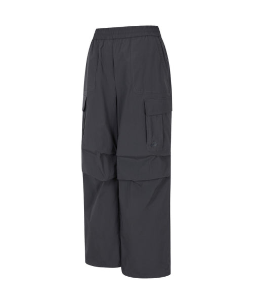 FRESHVENT WOMEN WIDE CARGO PANTS #NINGNING同款！ - 4 COLORS GREY