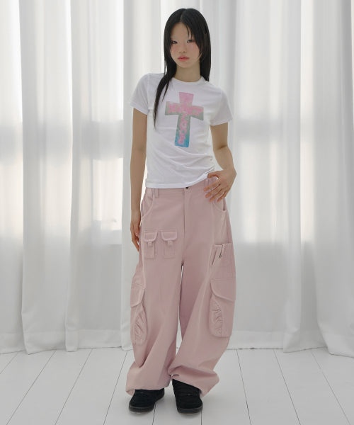 GLOSSY F26QB059 - 2 COLORS WHITE