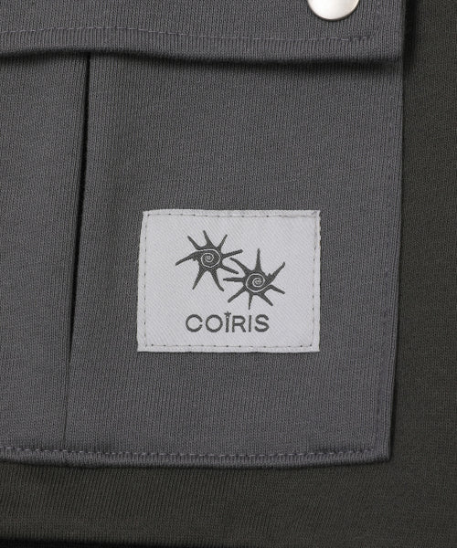CONTRAST POCKET HOODIE - 2 COLORS BLACK