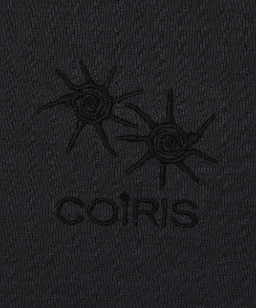 CONTRAST LONG SLEEVE TEE CHARCOAL