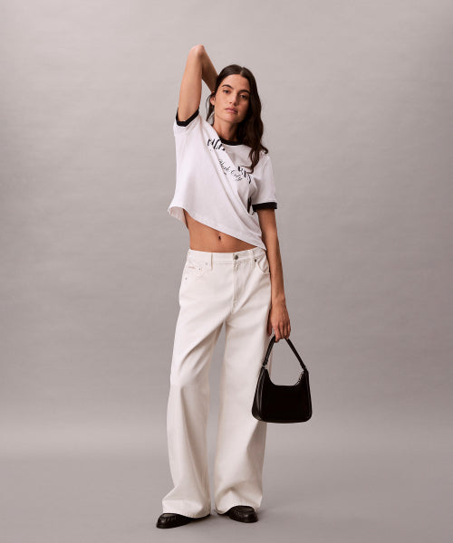 LOGO RINGER T-SHIRT WHITE