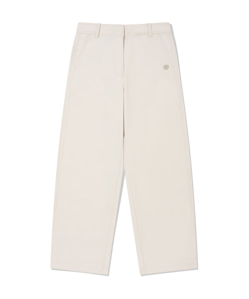 CURVED FIT PANTS #GISELLE同款! - 2 COLORS CREAM