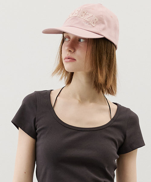 BREEZE APPLIQUE BALL CAP INDIE PINK