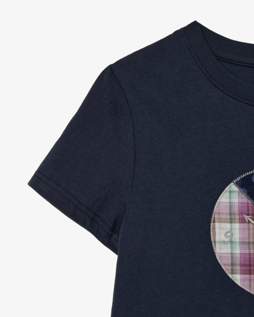 TIK TOK TEE - 2 COLORS NAVY
