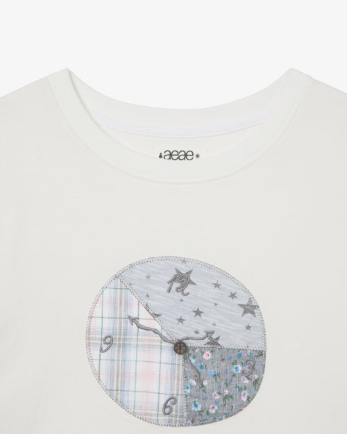 TIK TOK TEE - 2 COLORS WHITE
