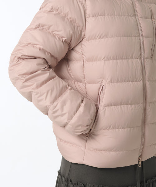 WOMENS HOODED LIGHT DOWN JACKET #韓韶禧同款! - 6 COLORS PINK