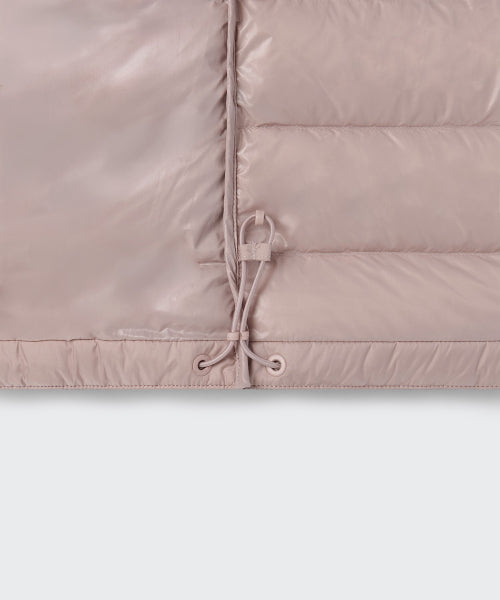 WOMENS HOODED LIGHT DOWN JACKET #韓韶禧同款! - 6 COLORS PINK