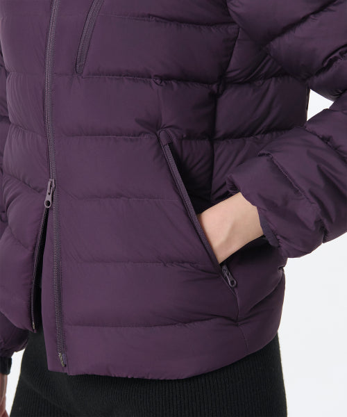 WOMENS HOODED LIGHT DOWN JACKET #韓韶禧同款! - 6 COLORS AS SHOWN