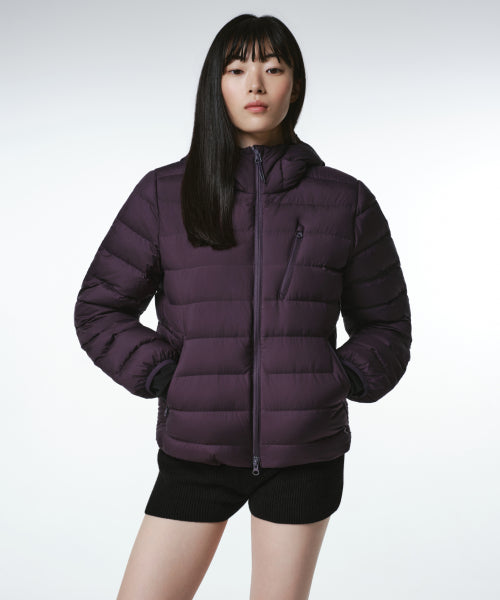 WOMENS HOODED LIGHT DOWN JACKET #韓韶禧同款! - 6 COLORS AS SHOWN