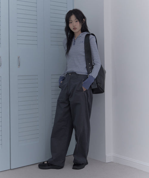 BUCKLE TWO-WAY BAG - 4 COLORS