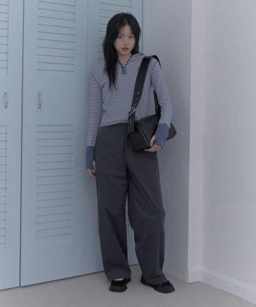 BUCKLE TWO-WAY BAG - 4 COLORS