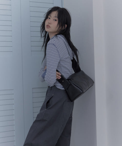 BUCKLE TWO-WAY BAG - 4 COLORS