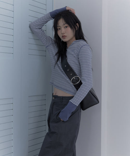 BUCKLE TWO-WAY BAG - 4 COLORS