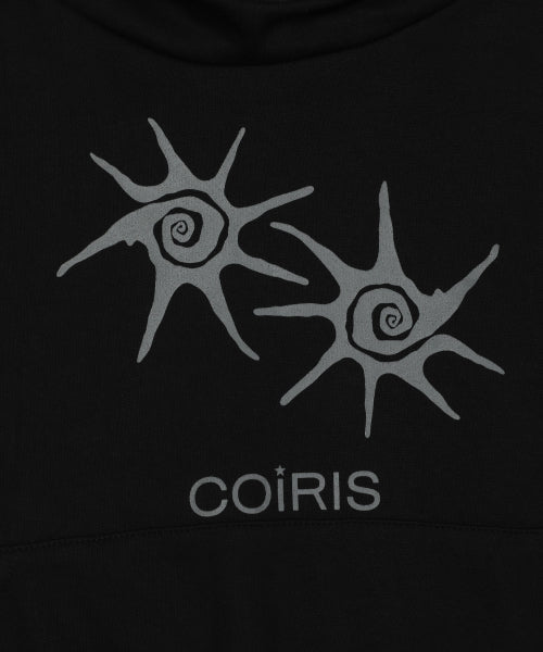 HOODIE TEE UNISEX CHARCOAL